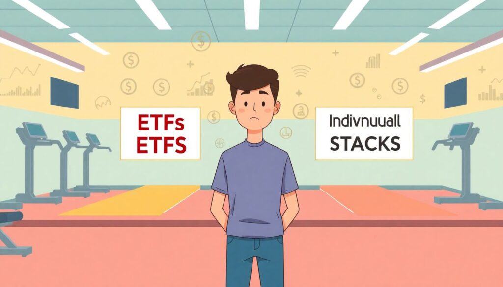 Биржевые фонды (ETF) против отдельных акций: что выбрать начинающему инвестору - иллюстрация