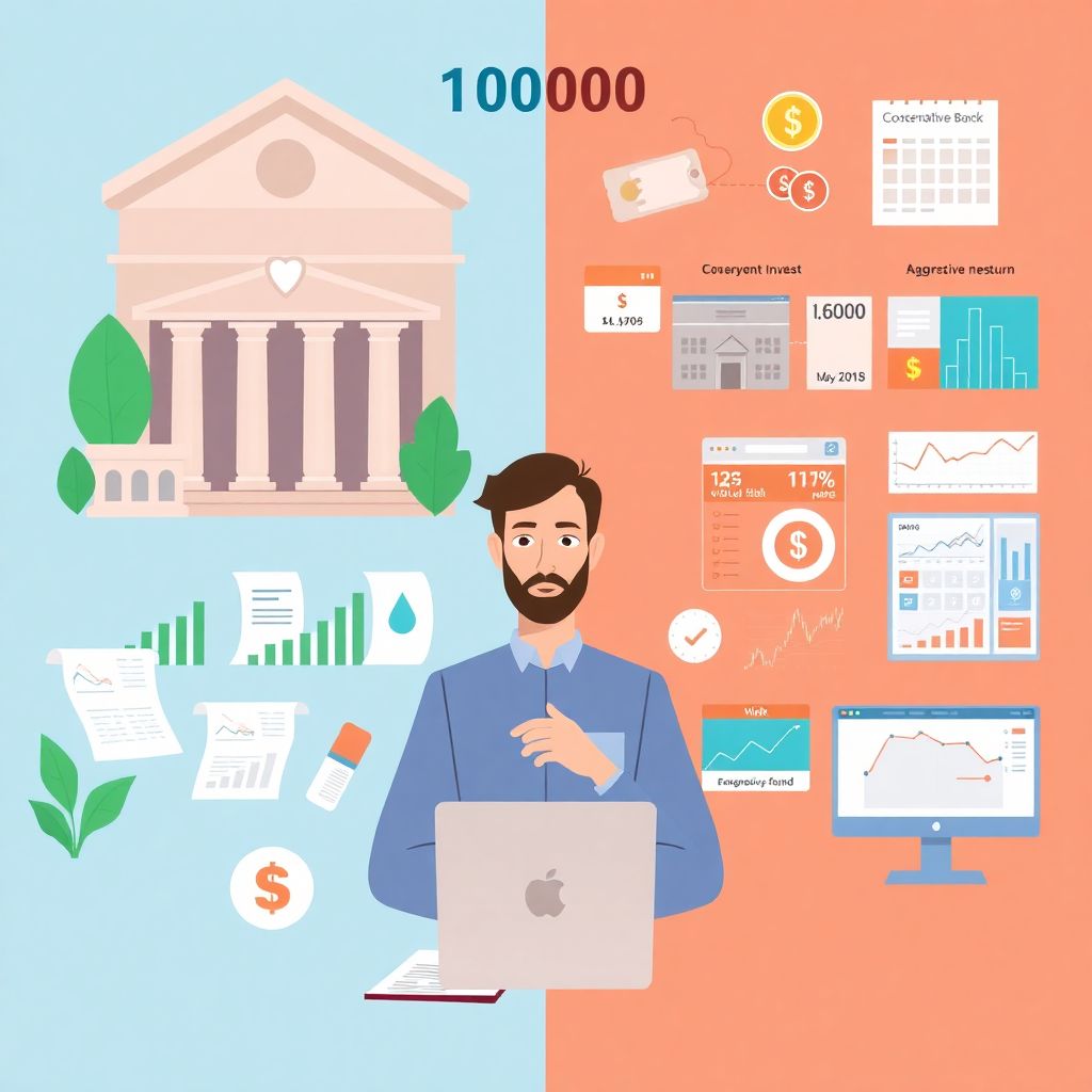 Куда вложить первые 100 000 рублей: стратегии для консервативных и агрессивных инвесторов