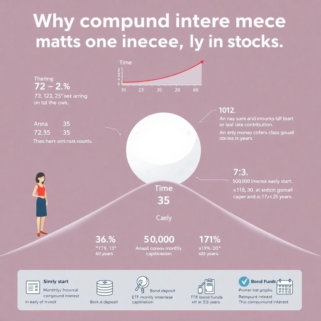 Как работает сложный процент и почему время — главный союзник инвестора