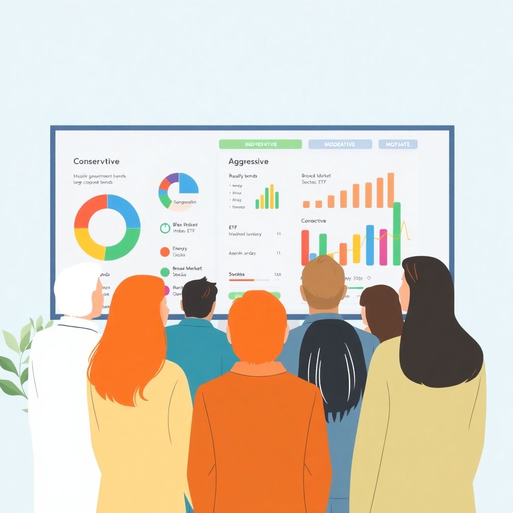 Диверсифицированный портфель на Мосбирже: примеры для разных уровней риска