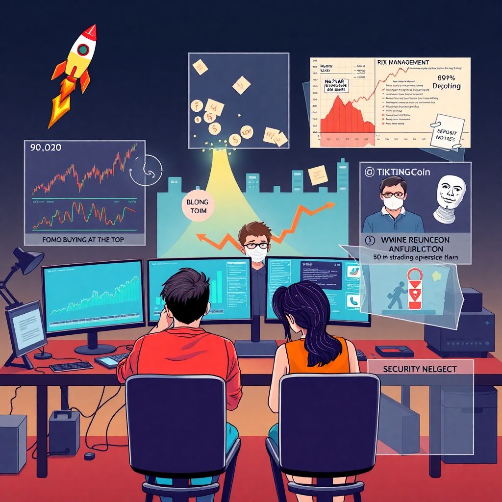 Ошибки начинающих криптоинвесторов: как их избежать на примерах реальных кейсов