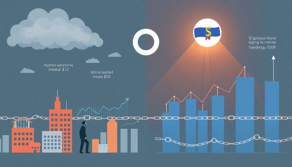 Обзор актуальных новостей: как геополитика влияет на рубль и фондовый рынок - иллюстрация