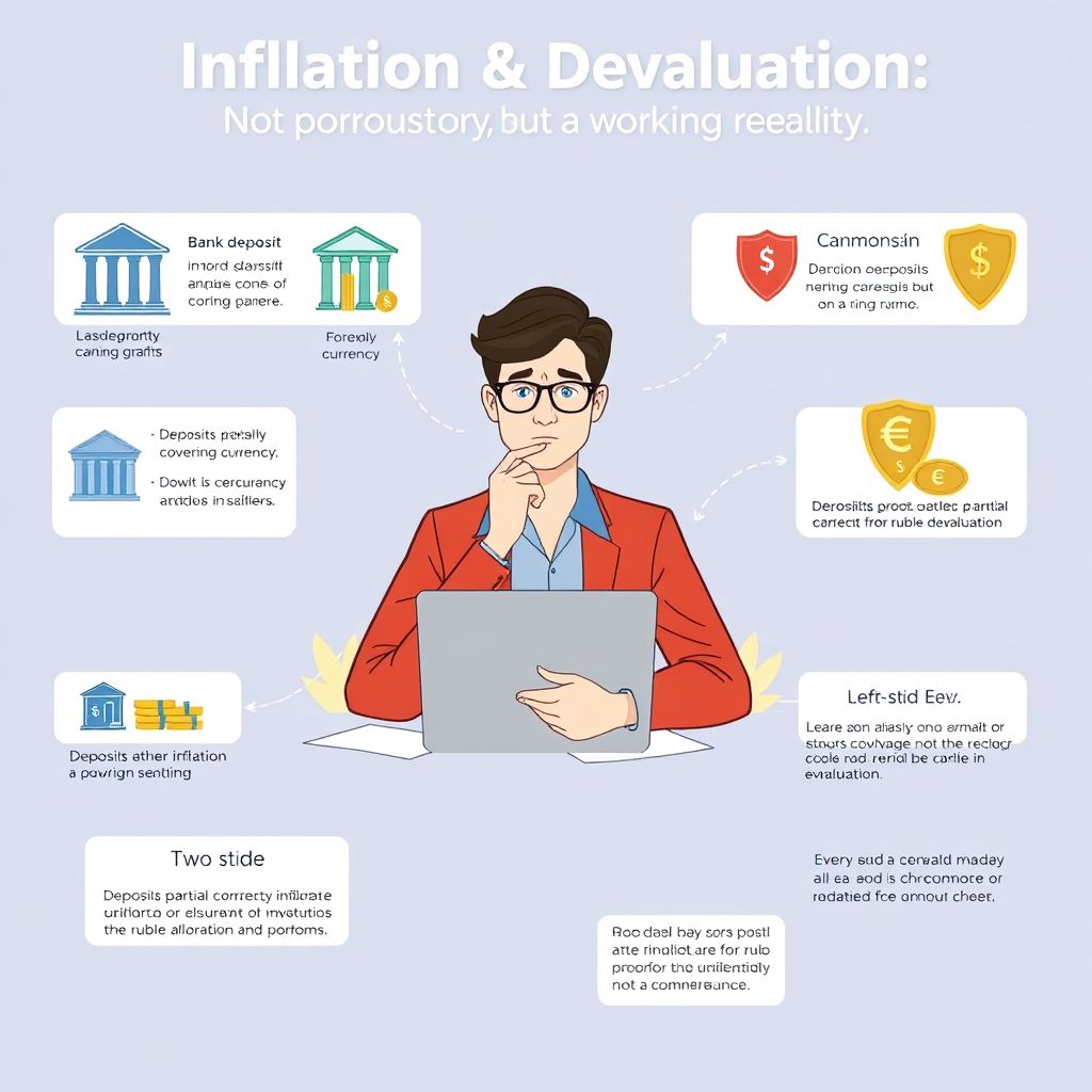 Как защитить сбережения от инфляции и девальвации рубля в 2024 году